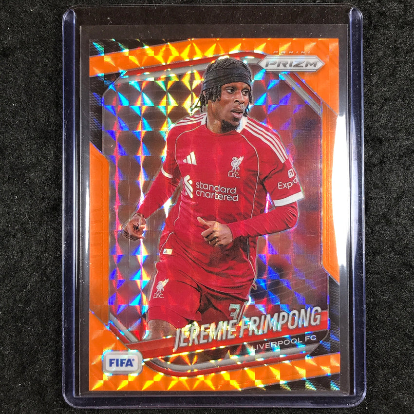 2025-26 Prizm FIFA JEREMIE FRIMPONG Orange Mosaic /299 #104