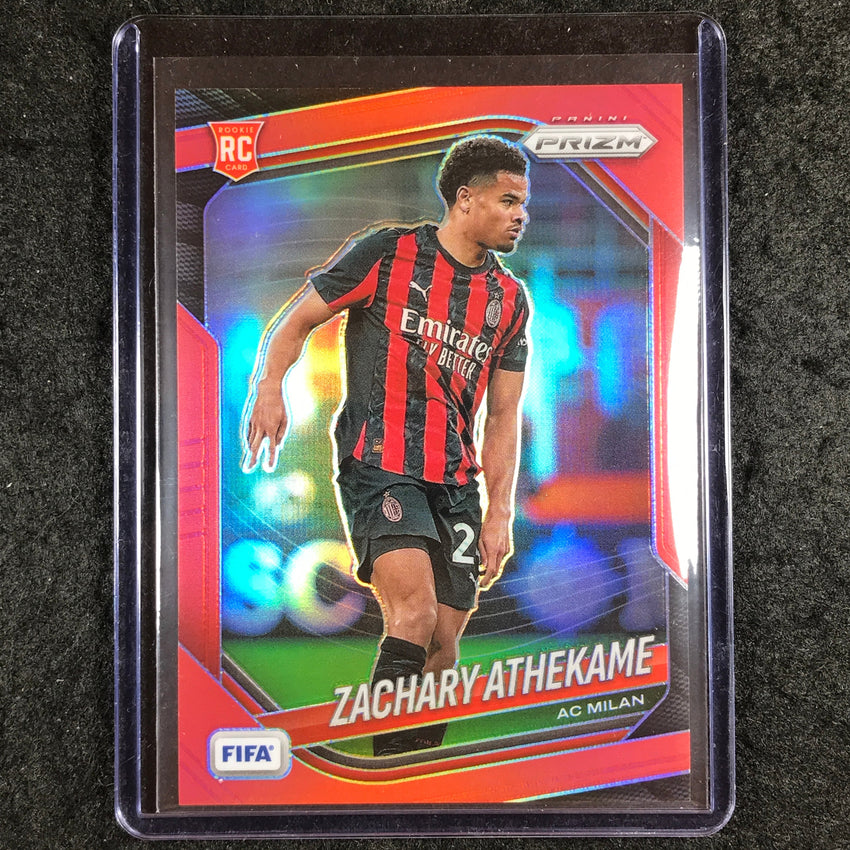 2025-26 Prizm FIFA ZACHARY ATHEKAME Rookie Red Prizm /149 #26