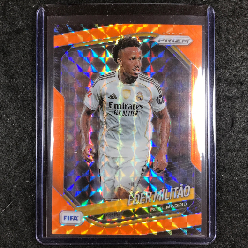 2025-26 Prizm FIFA EDER MILITAO Orange Mosaic /299 #193