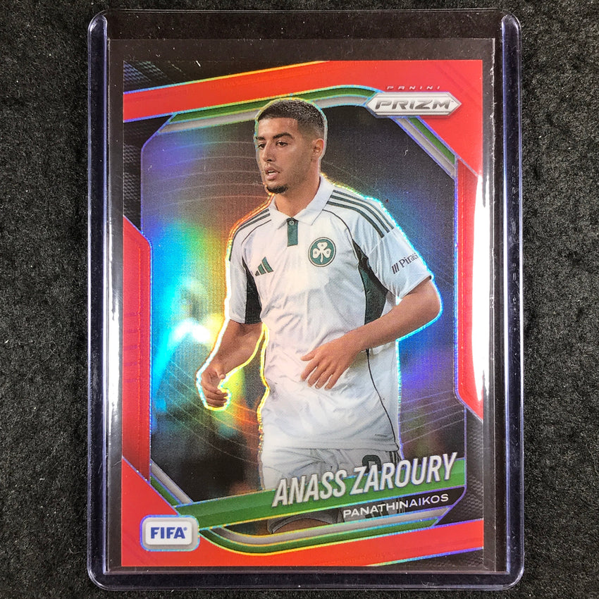 2025-26 Prizm FIFA ANASS ZAROURY Red Prizm /149 #65
