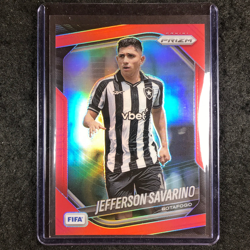 2025-26 Prizm FIFA JEFFERSON SAVARINO Red Prizm /149 #73