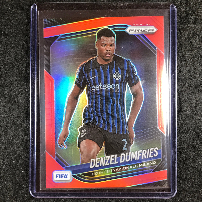 2025-26 Prizm FIFA DENZEL DUMFRIES Red Prizm /149 #81