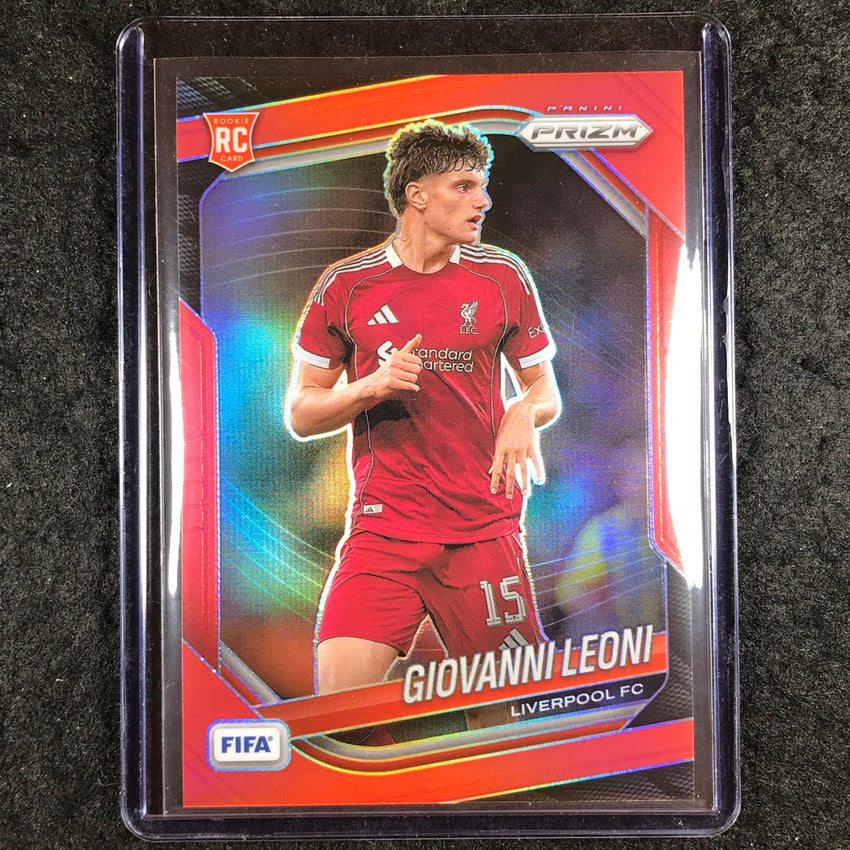 2025-26 Prizm FIFA GIOVANNI LEONI Rookie Red Prizm /149 #95