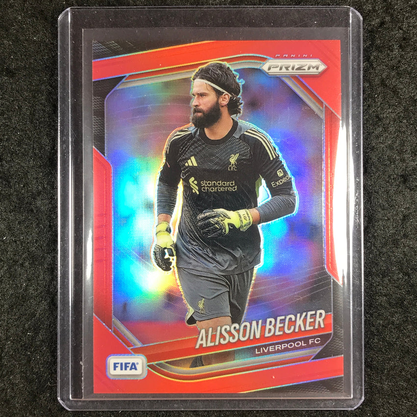 2025-26 Prizm FIFA ALISSON BECKER Red Prizm /149 #96