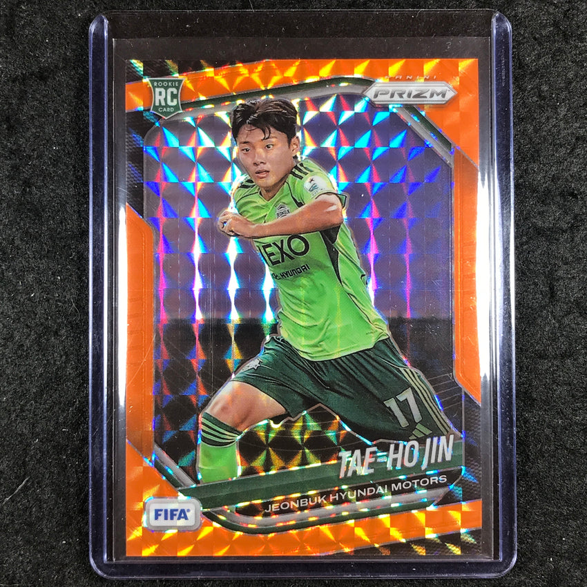 2025-26 Prizm FIFA TAE-HO JIN Rookie Orange Mosaic /299 #202