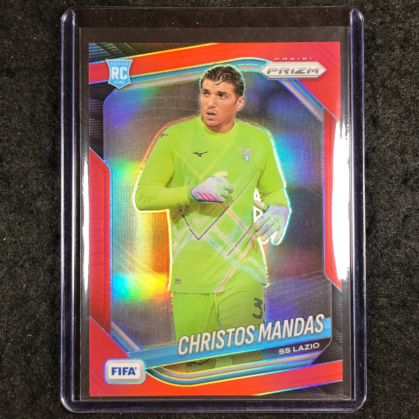 2025-26 Prizm FIFA CHRISTOS MANDAS Rookie Red Prizm /149 #127