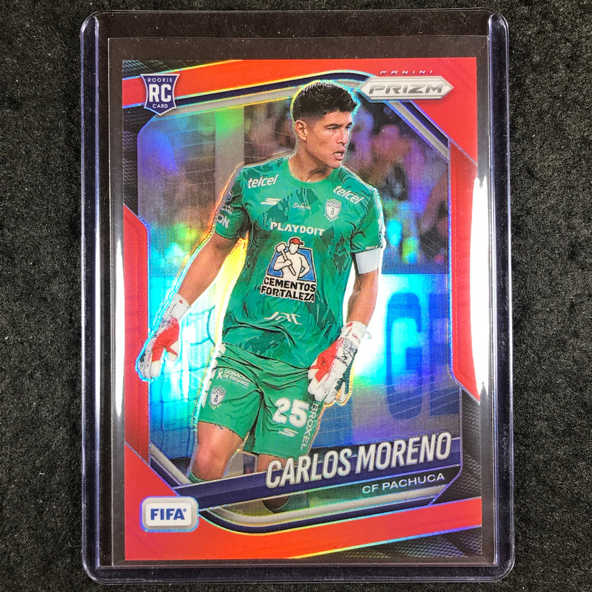 2025-26 Prizm FIFA CARLOS MORENO Rookie Red Prizm /149 #157