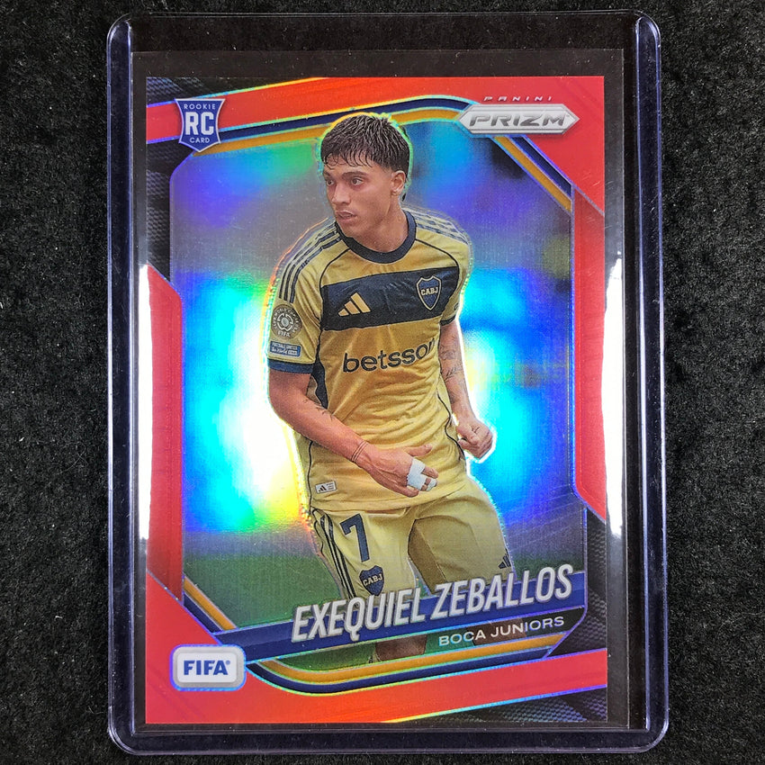 2025-26 Prizm FIFA EXEQUIEL ZEBALLOS Rookie Red Prizm /149 #174