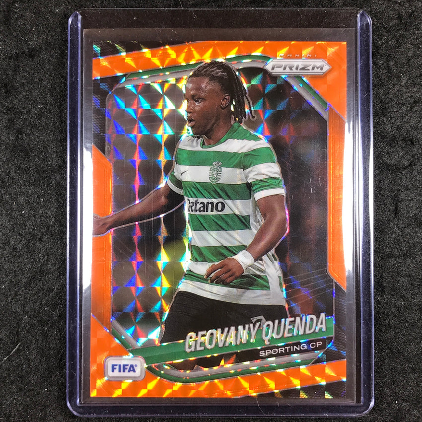 2025-26 Prizm FIFA GEOVANY QUENDA Orange Mosaic /299 #287