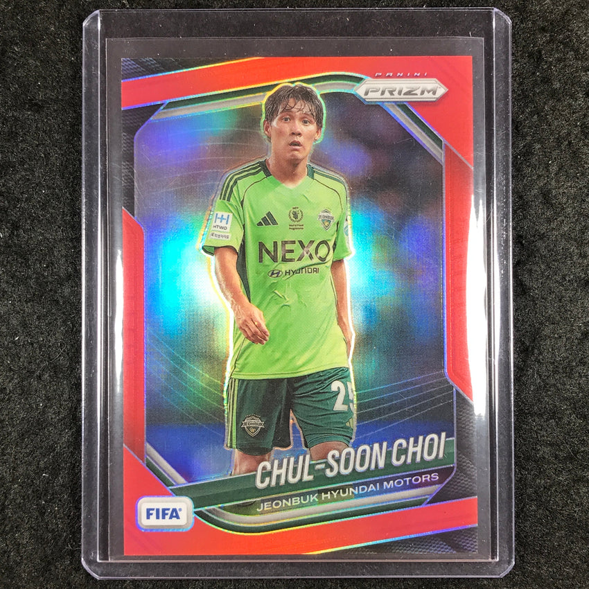 2025-26 Prizm FIFA CHUL-SOON CHOI Red Prizm /149 #199
