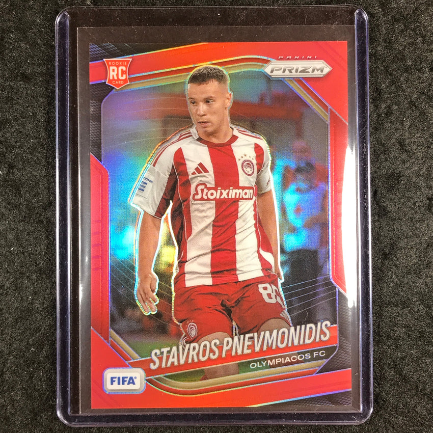 2025-26 Prizm FIFA STAVROS PNEVMONIDIS Rookie Red Prizm /149 #215