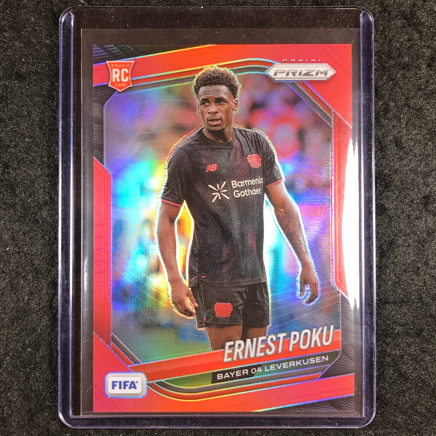 2025-26 Prizm FIFA ERNEST POKU Rookie Red Prizm /149 #234