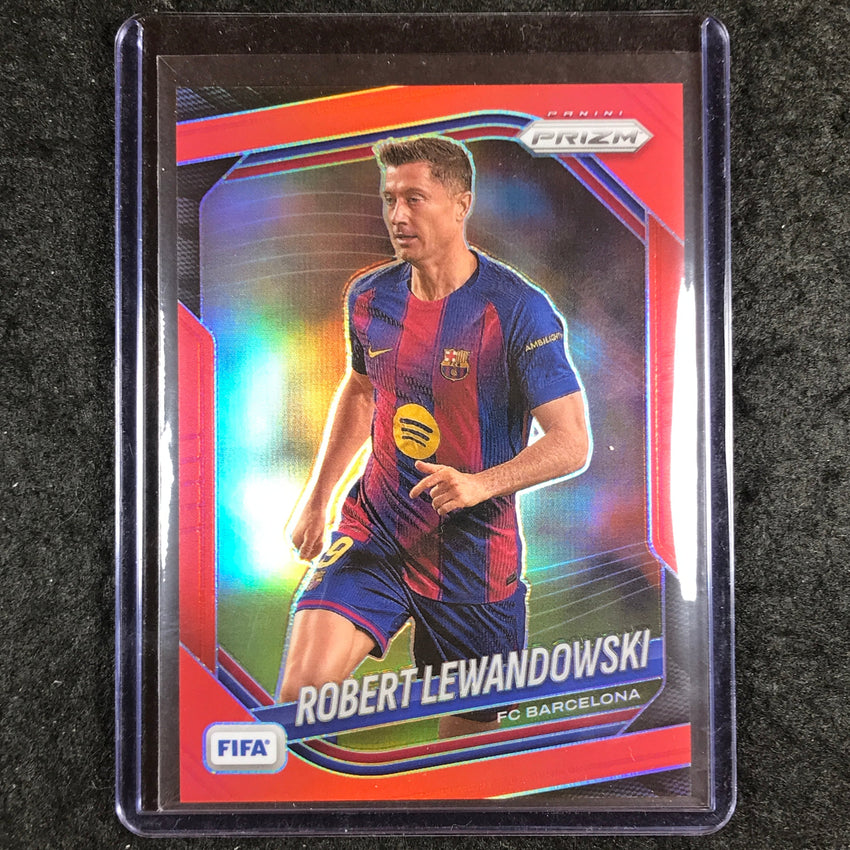 2025-26 Prizm FIFA ROBERT LEWANDOWSKI Red Prizm /149 #249