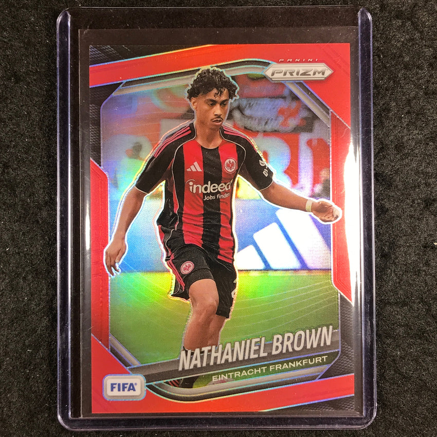 2025-26 Prizm FIFA NATHANIEL BROWN Red Prizm /149 #291