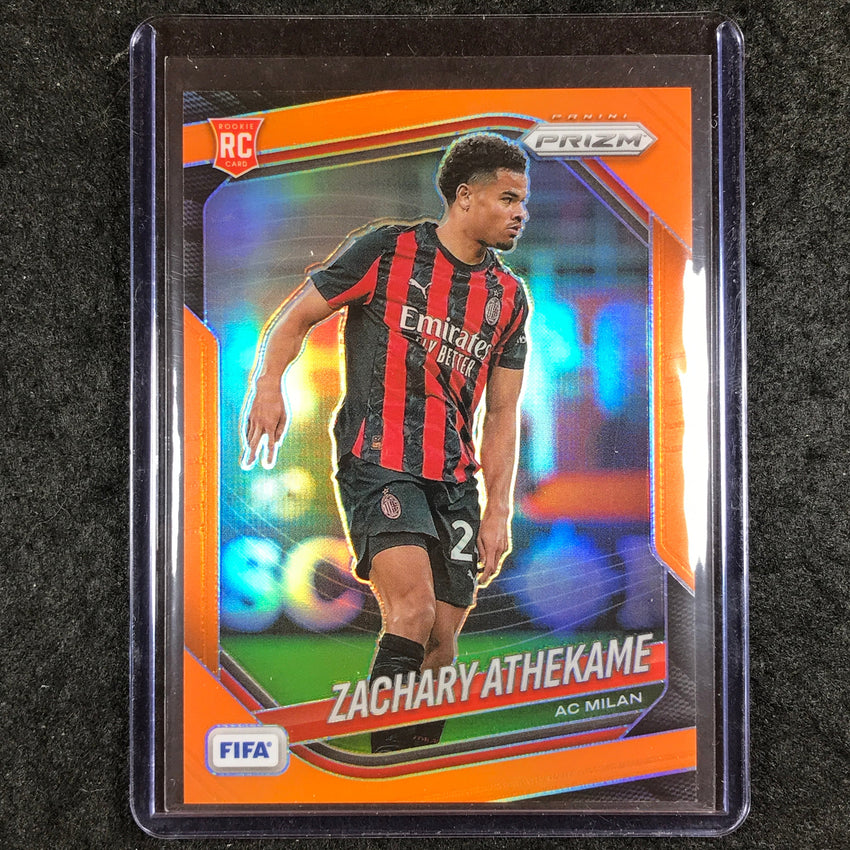 2025-26 Prizm FIFA ZACHARY ATHEKAME Rookie Orange Prizm /125 #26