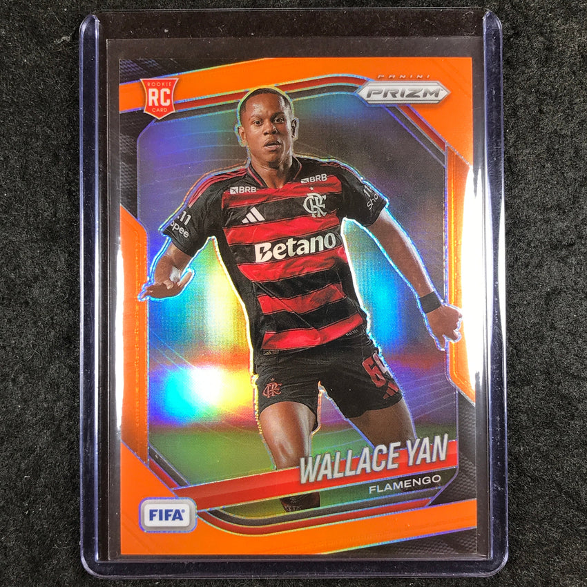 2025-26 Prizm FIFA WALLACE YAN Rookie Orange Prizm /125 #58