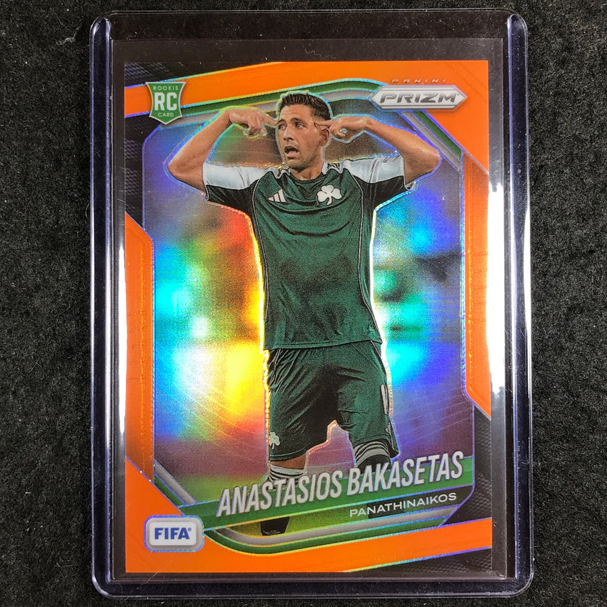 2025-26 Prizm FIFA ANASTASIOS BAKASETAS Rookie Orange Prizm /125 #62