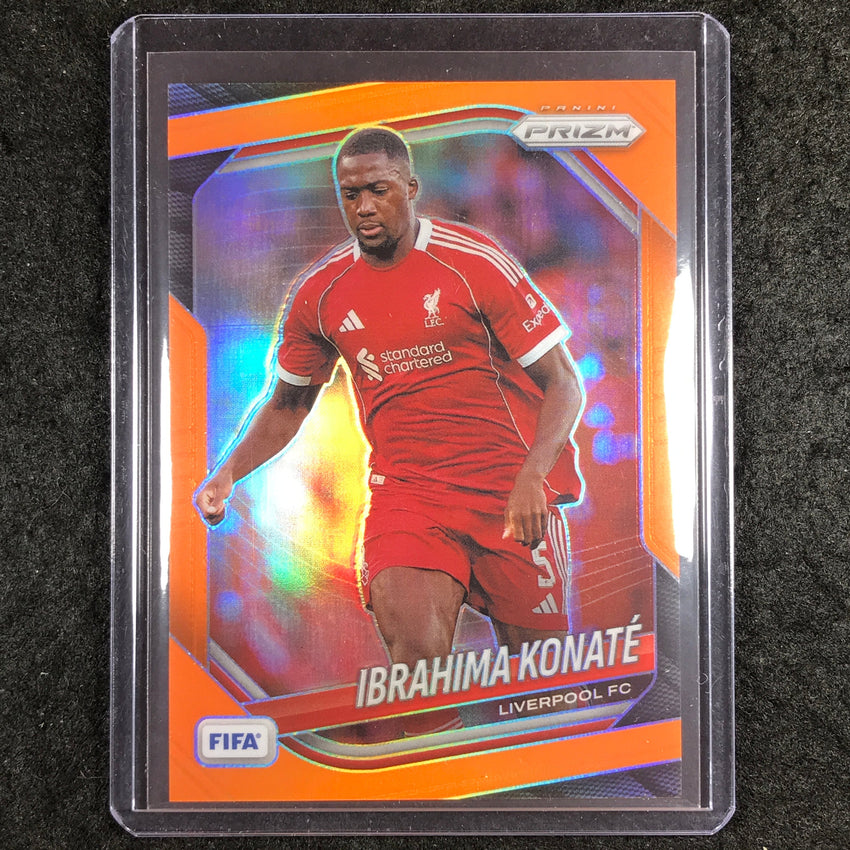 2025-26 Prizm FIFA IBRAHIMA KONATE Orange Prizm /125 #105