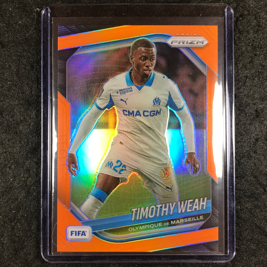 2025-26 Prizm FIFA TIMOTHY WEAH Orange Prizm /125 #147