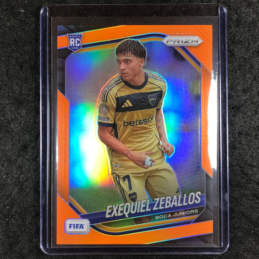 2025-26 Prizm FIFA EXEQUIEL ZEBALLOS Rookie Orange Prizm /125 #174