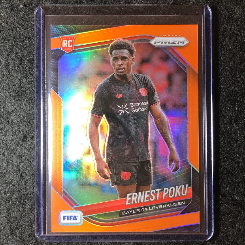 2025-26 Prizm FIFA ERNEST POKU Rookie Orange Prizm /125 #234