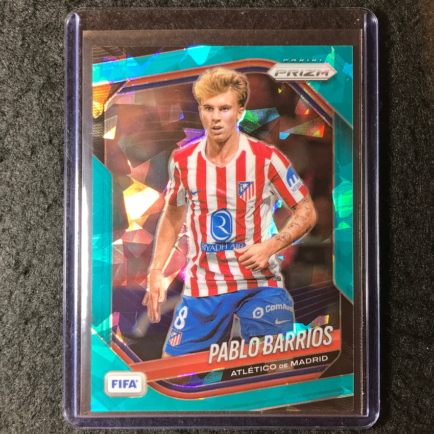 2025-26 Prizm FIFA PABLO BARRIOS Teal Ice 42/99 #3