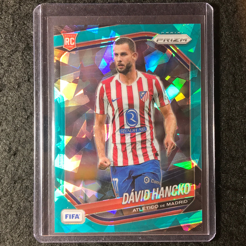 2025-26 Prizm FIFA DAVID HANCKO Rookie Teal Ice 28/99 #15