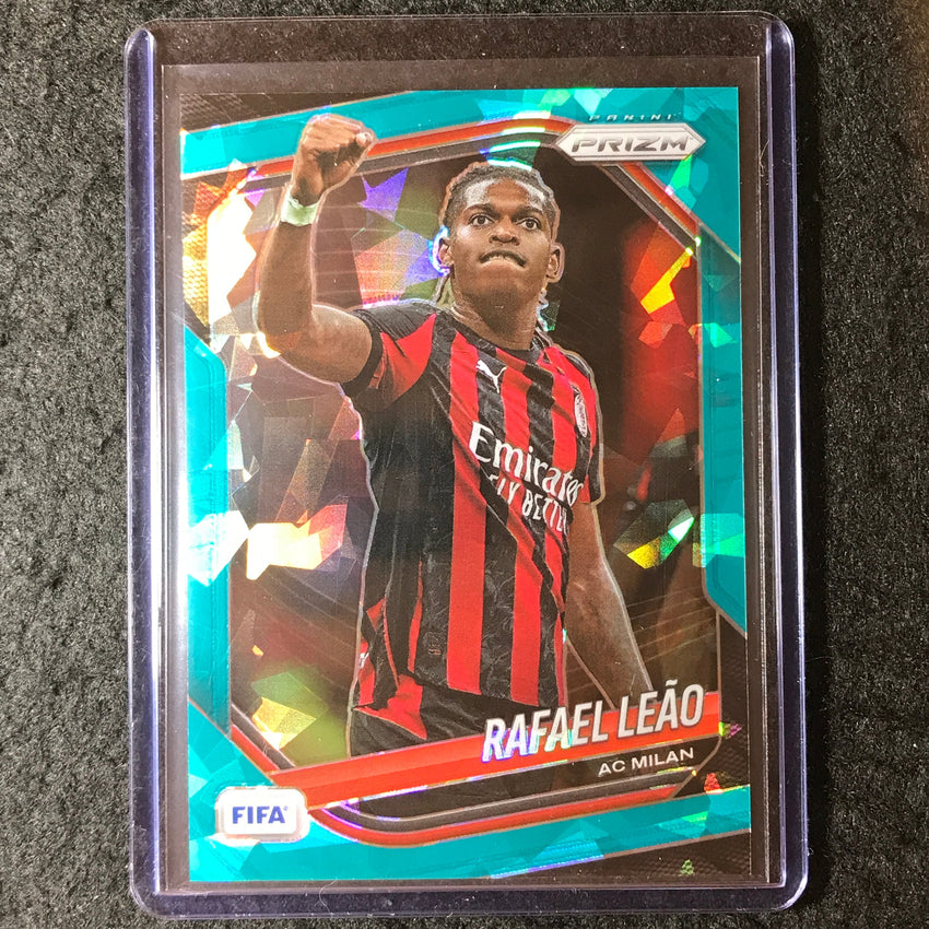 2025-26 Prizm FIFA RAFAEL LEAO Teal Ice 4/99 #17