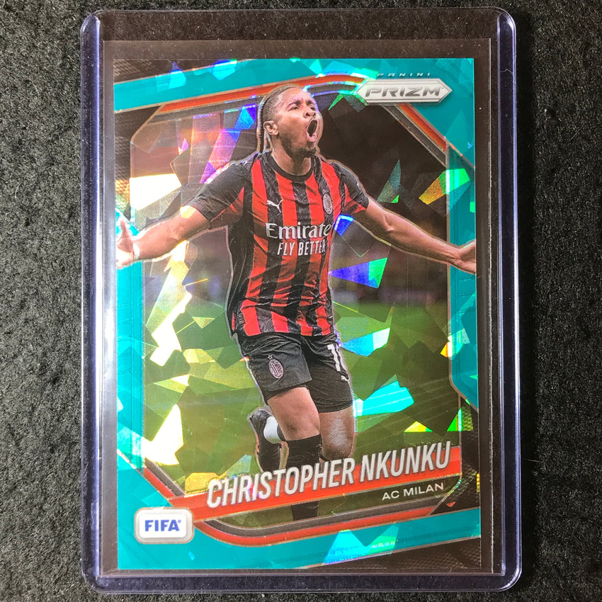 2025-26 Prizm FIFA CHRISTOPHER NKUNKU Teal Ice 69/99 #24