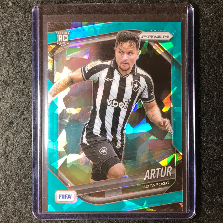 2025-26 Prizm FIFA ARTUR Rookie Teal Ice 58/99 #74
