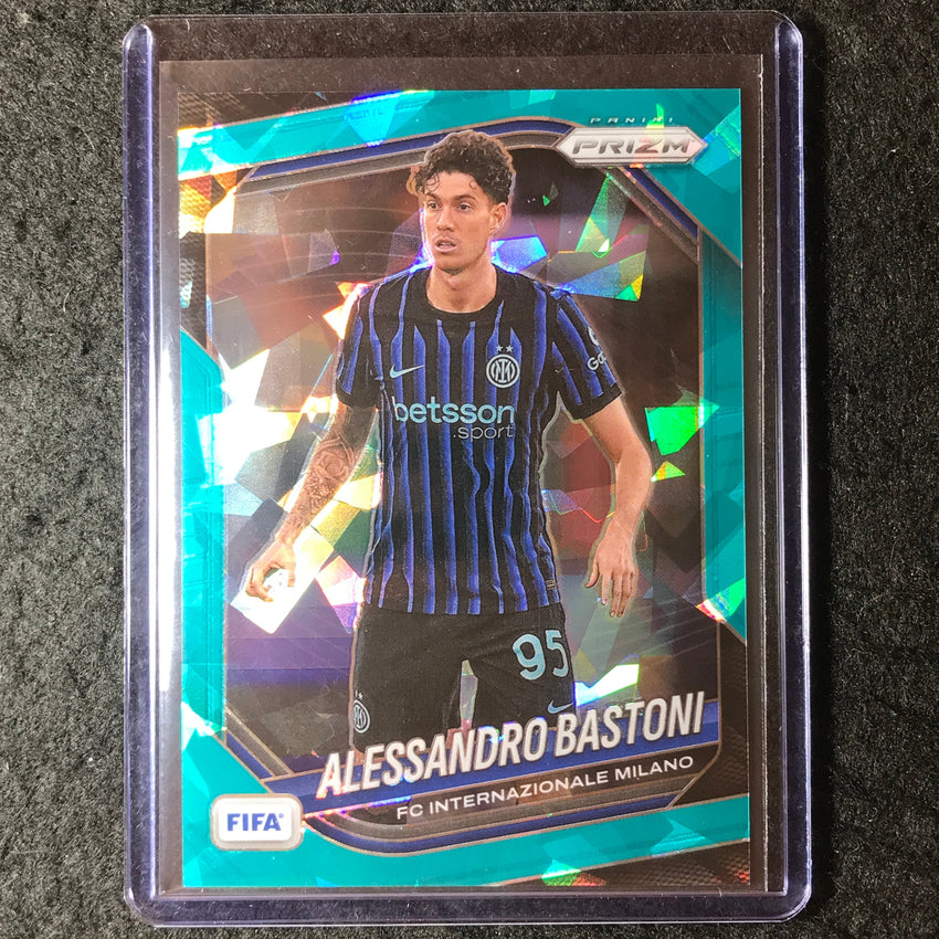 2025-26 Prizm FIFA ALESSANDRO BASTONI Teal Ice 20/99 #76