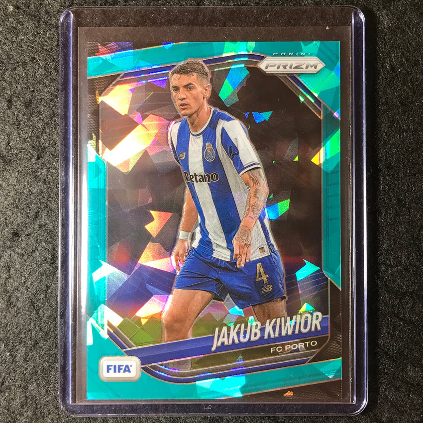 2025-26 Prizm FIFA JAKUB KIWIOR Teal Ice 46/99 #114
