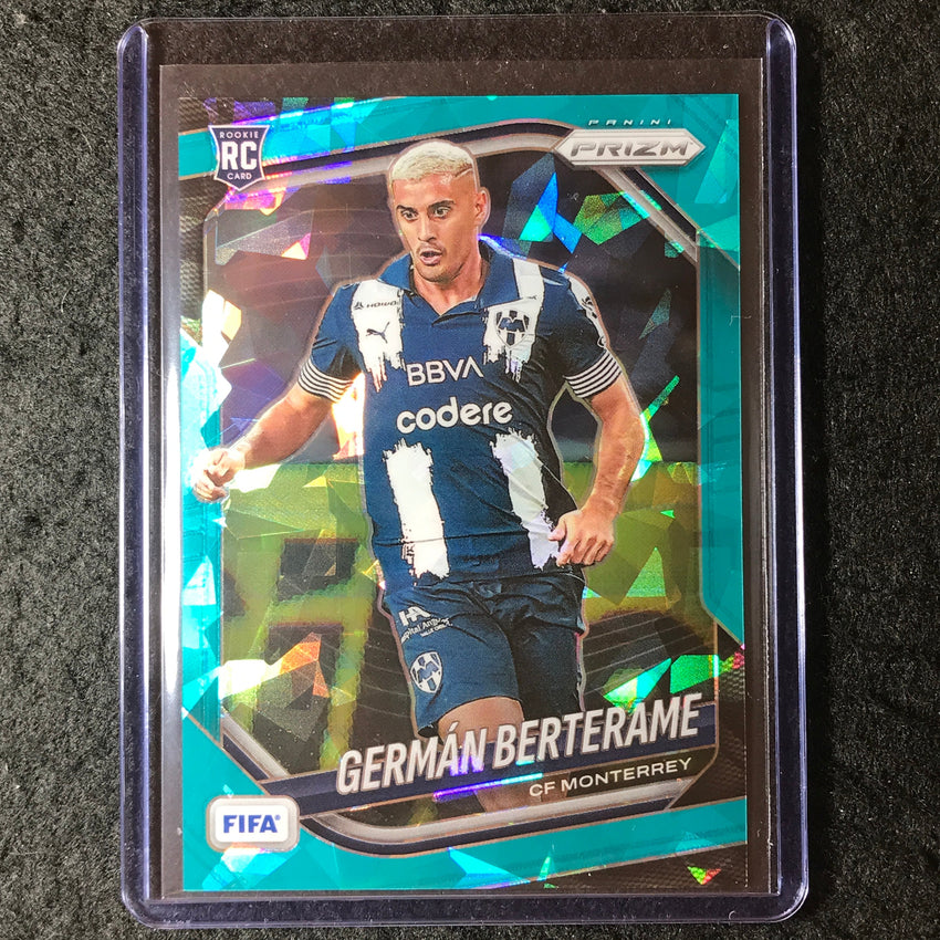 2025-26 Prizm FIFA GERMAN BERTERAME Rookie Teal Ice 61/99 #131