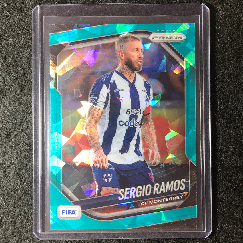 2025-26 Prizm FIFA SERGIO RAMOS Teal Ice 48/99 #133