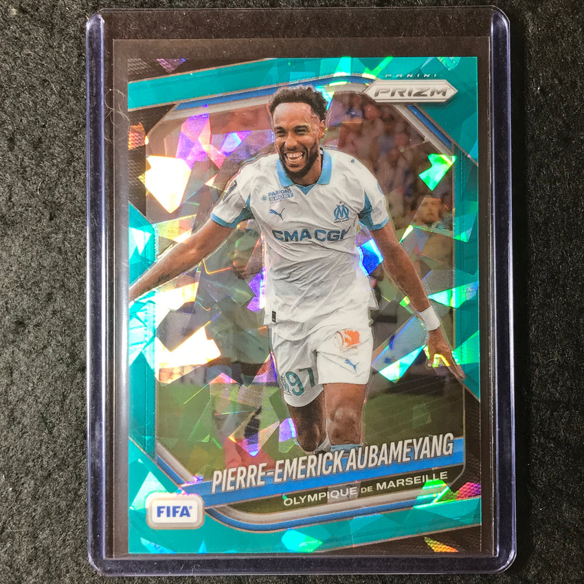 2025-26 Prizm FIFA PIERRE-EMERICK AUBAMEYANG Teal Ice 99/99 #143