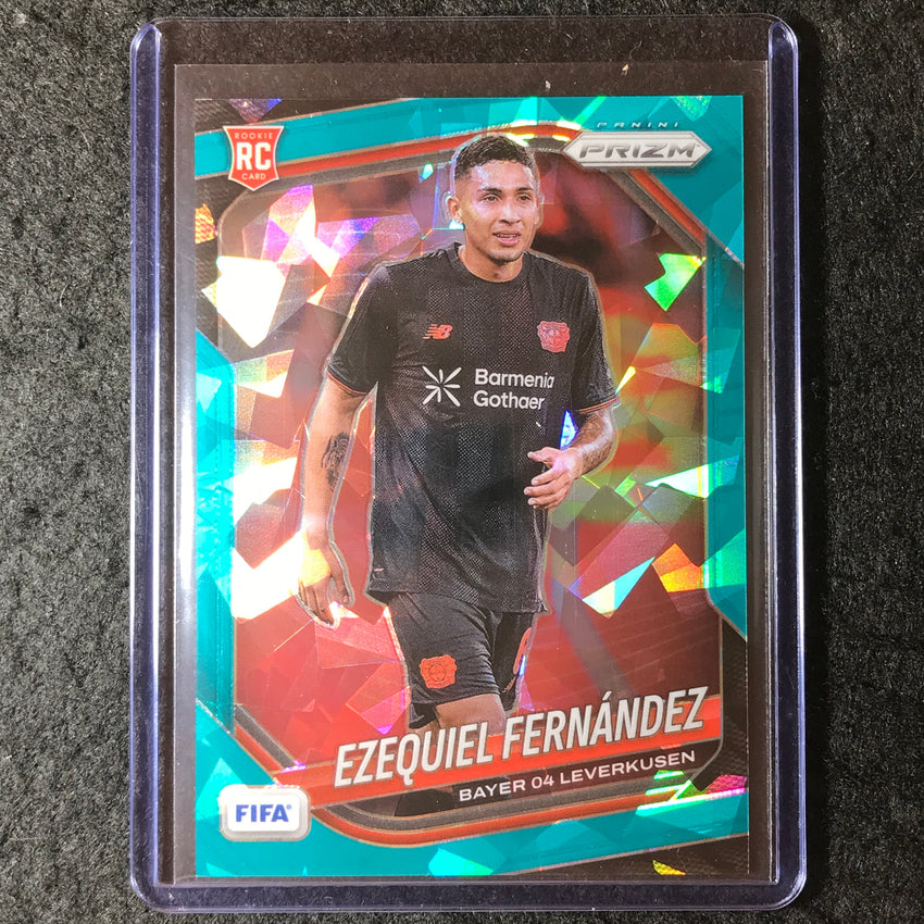 2025-26 Prizm FIFA EZEQUIEL FERNANDEZ Rookie Teal Ice 42/99 #242