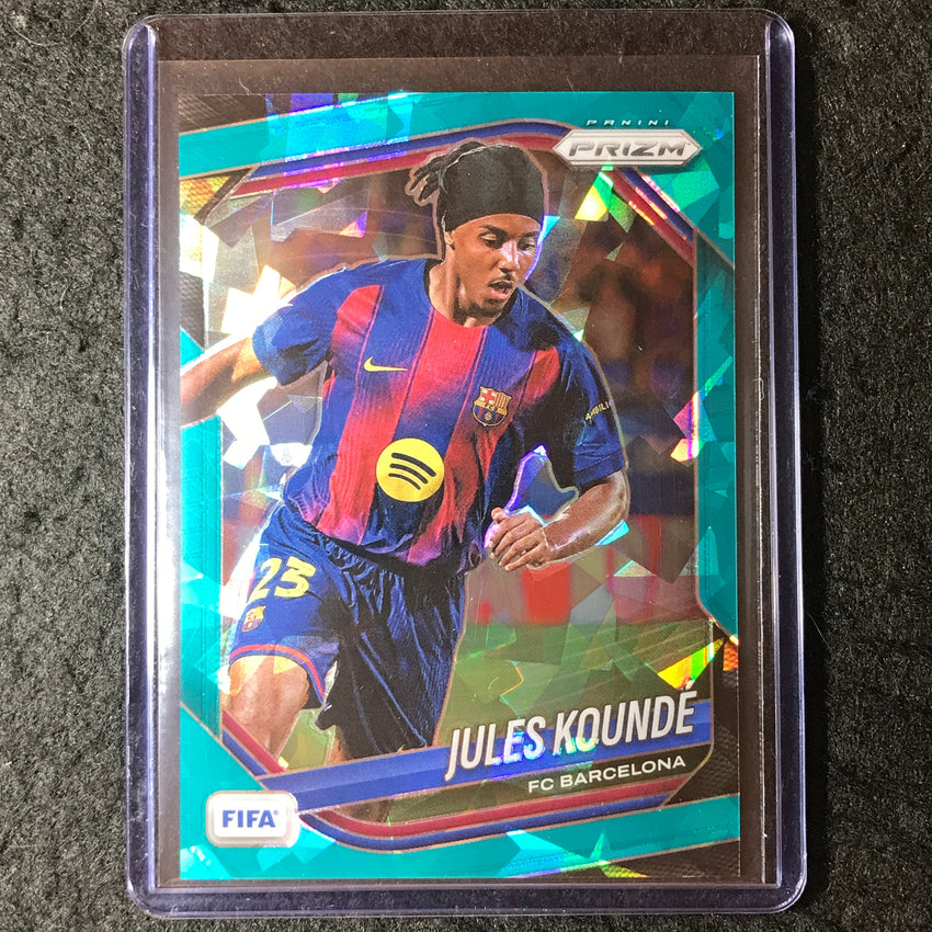 2025-26 Prizm FIFA JULES KOUNDE Teal Ice 21/99 #251