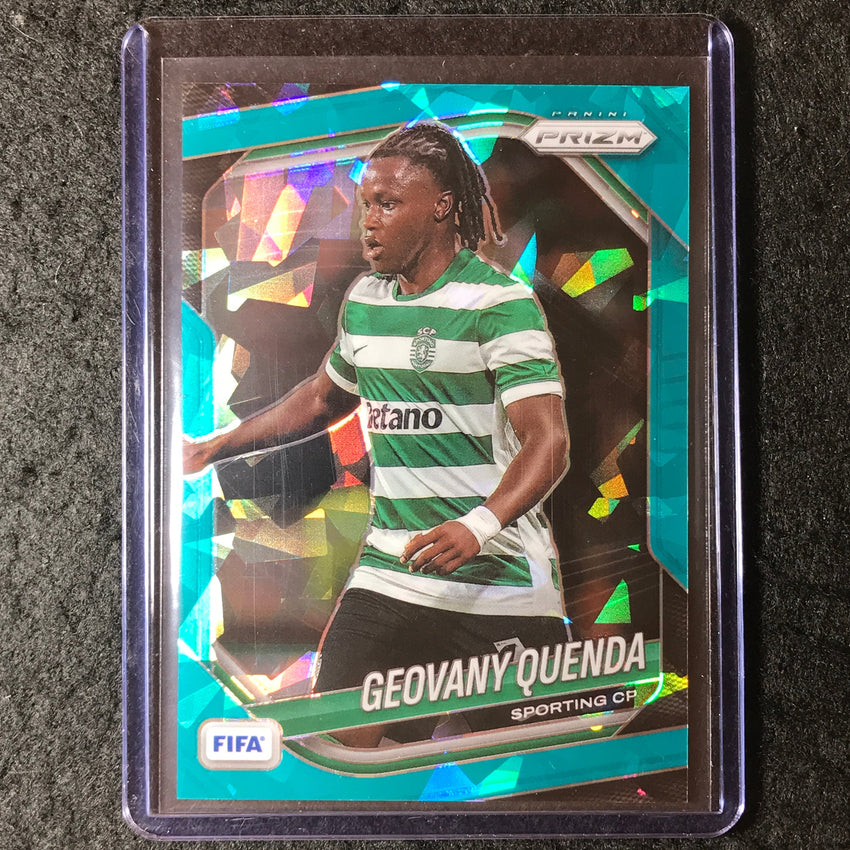 2025-26 Prizm FIFA GEOVANY QUENDA Teal Ice 4/99 #287