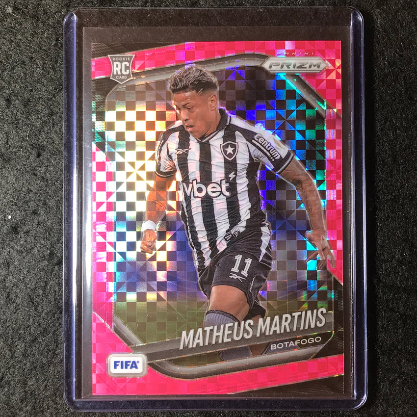 2025-26 Prizm FIFA MATHEUS MARTINS Rookie Pink Power 24/75 #72