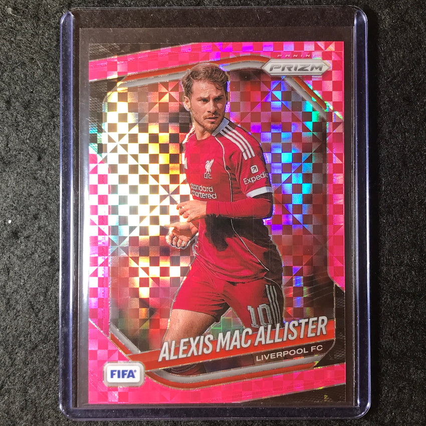 2025-26 Prizm FIFA ALEXIS MAC ALLISTER Pink Power 38/75 #91