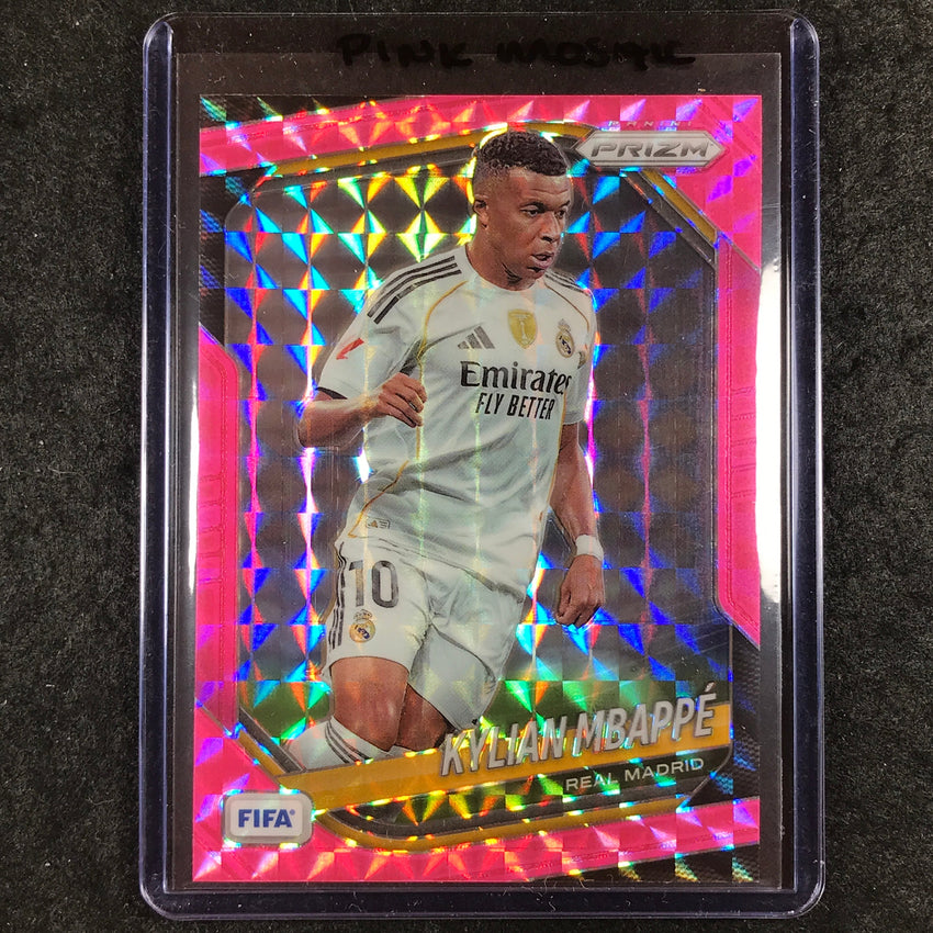 2025-26 Prizm FIFA KYLIAN MBAPPE Pink Mosaic Prizm #181