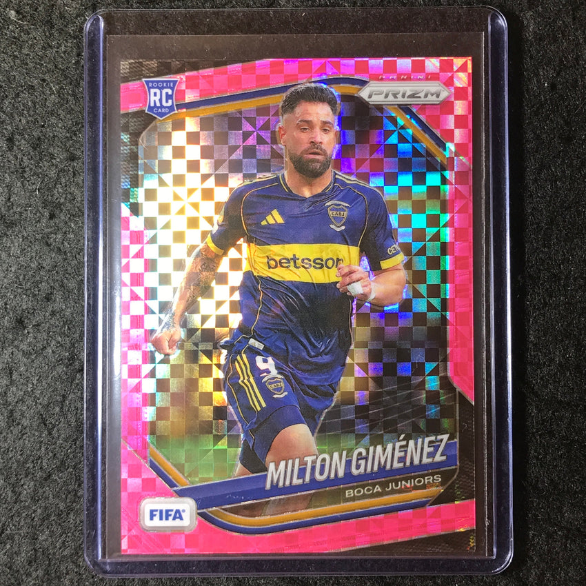 2025-26 Prizm FIFA MILTON GOMEZ Rookie Pink Power 62/75 #172