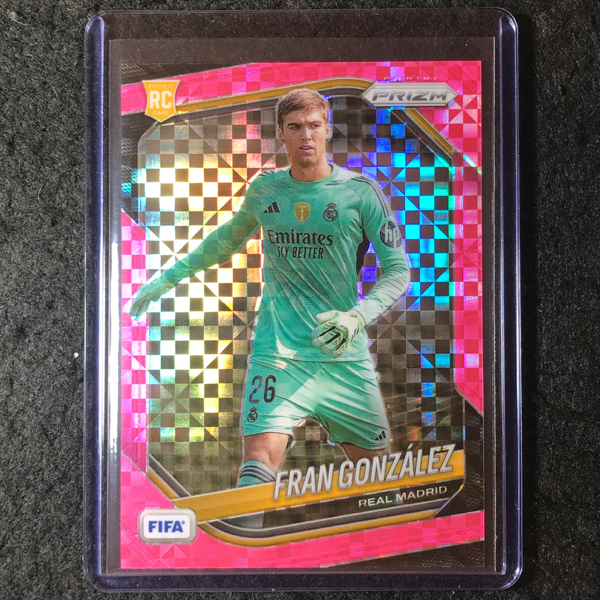 2025-26 Prizm FIFA FRAN GONZALEZ Rookie Pink Power 22/75 #184