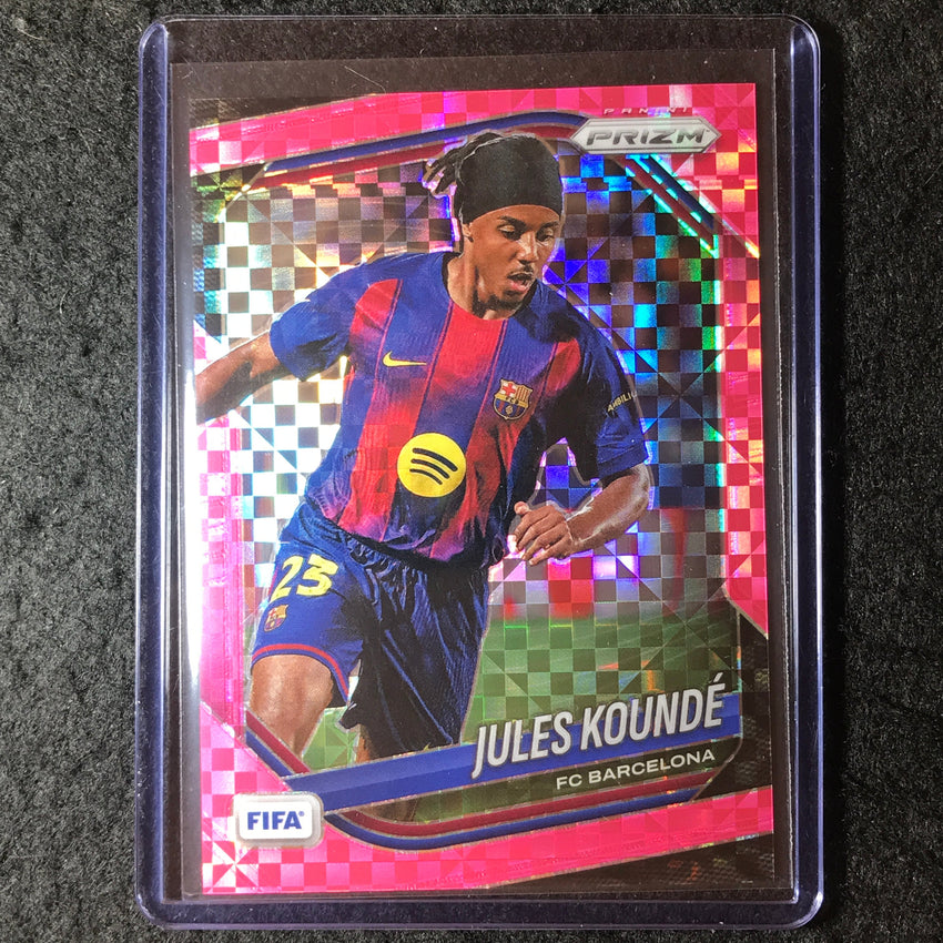 2025-26 Prizm FIFA JULES KOUNDE Pink Power 26/75 #251