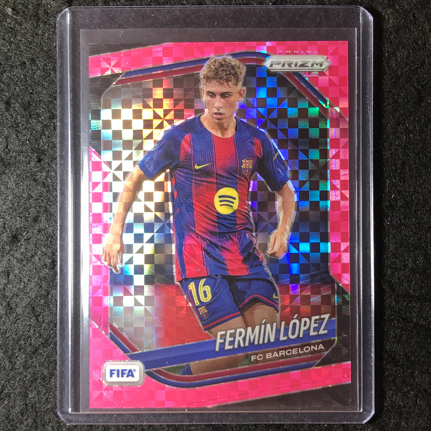 2025-26 Prizm FIFA FERMIN LOPEZ Pink Power 7/75 #252