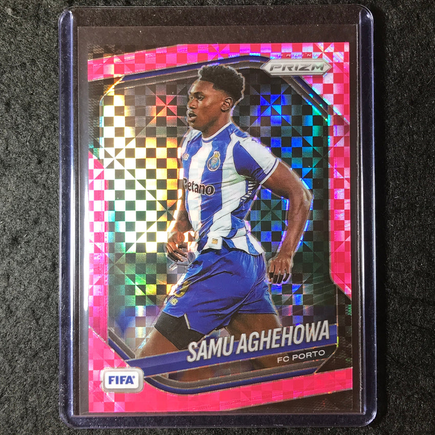 2025-26 Prizm FIFA SAMU AGHEHOWA Pink Power 74/75 #266