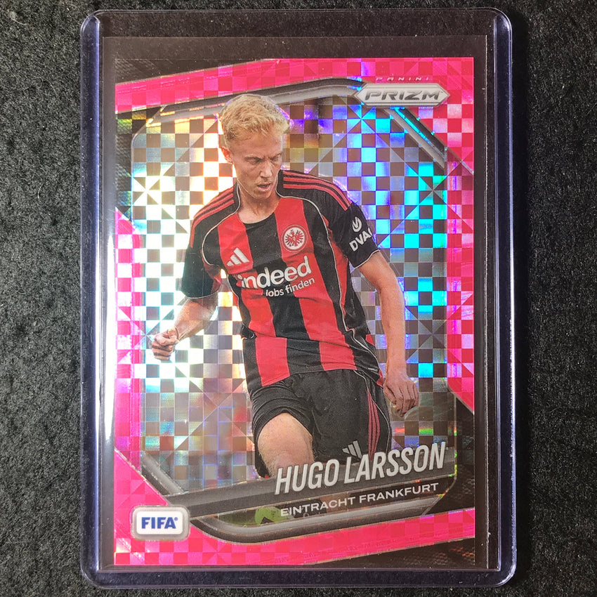 2025-26 Prizm FIFA HUGO LARSSON Pink Power 62/75 #292