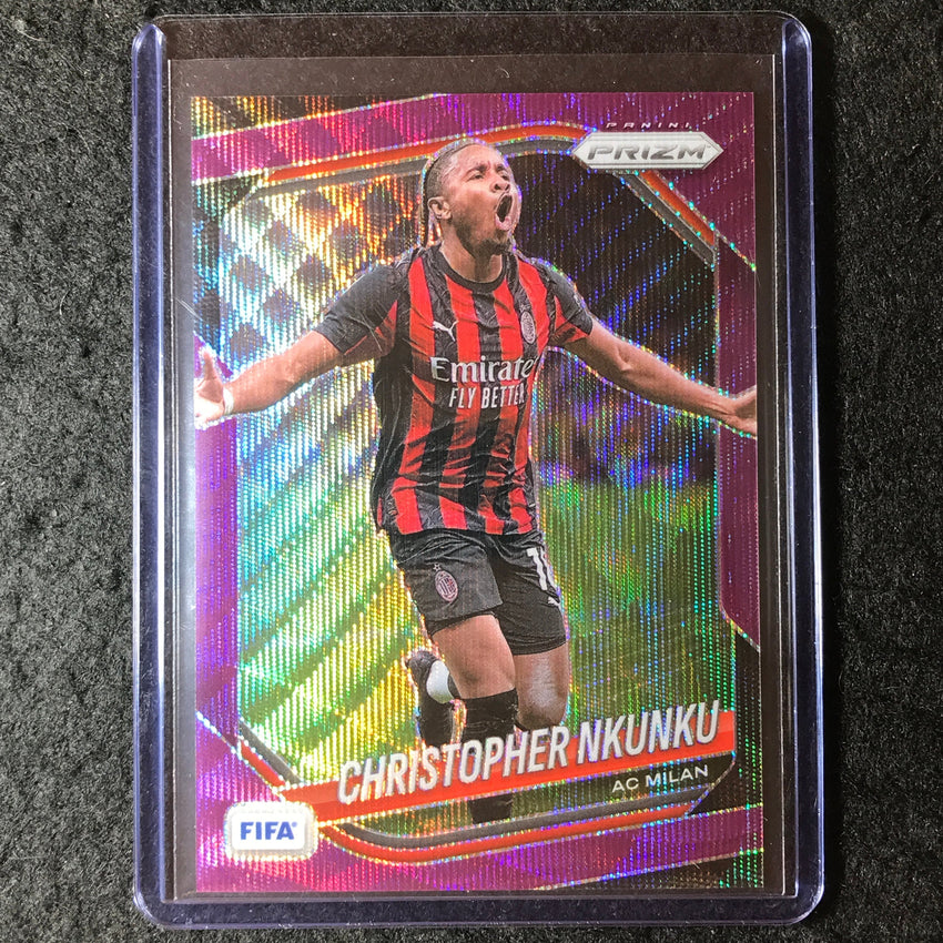2025-26 Prizm FIFA CHRISTOPHER NKUNKU Purple Wave 8/49 #24
