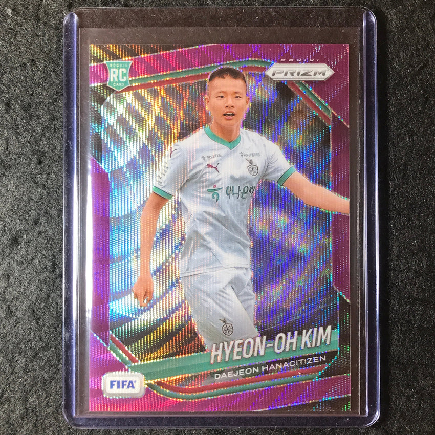 2025-26 Prizm FIFA HYEON-OH KIM Rookie Purple Wave 3/49 #35