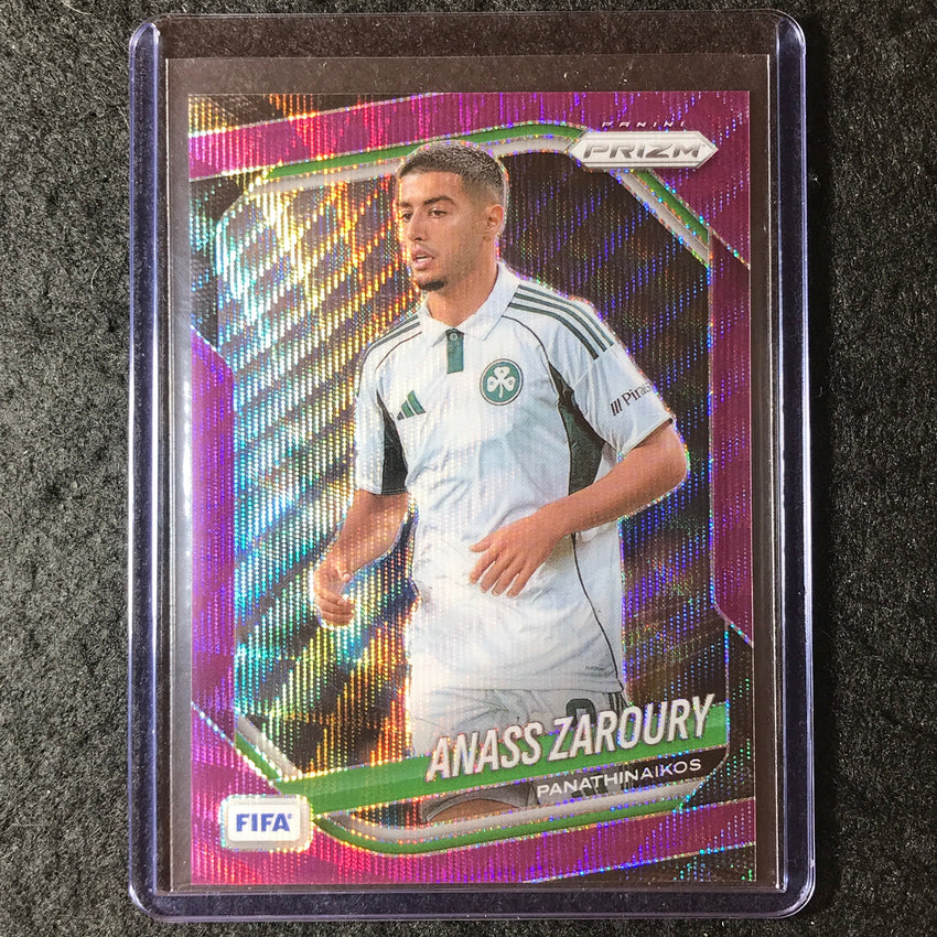 2025-26 Prizm FIFA ANASS ZAROURY Purple Wave 21/49 #65